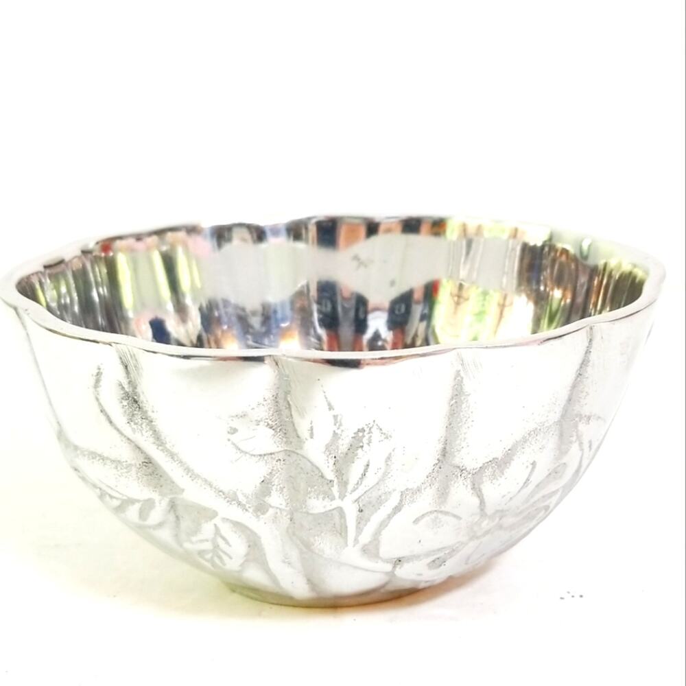 Charter Club Country Chateau silver floral bowl